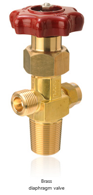 Brass diaphragm valve